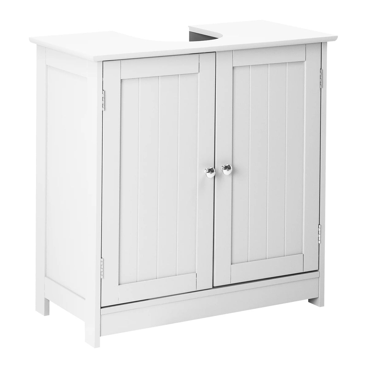 White Free Standing Bathroom Cabinet with 2 Doors H26663