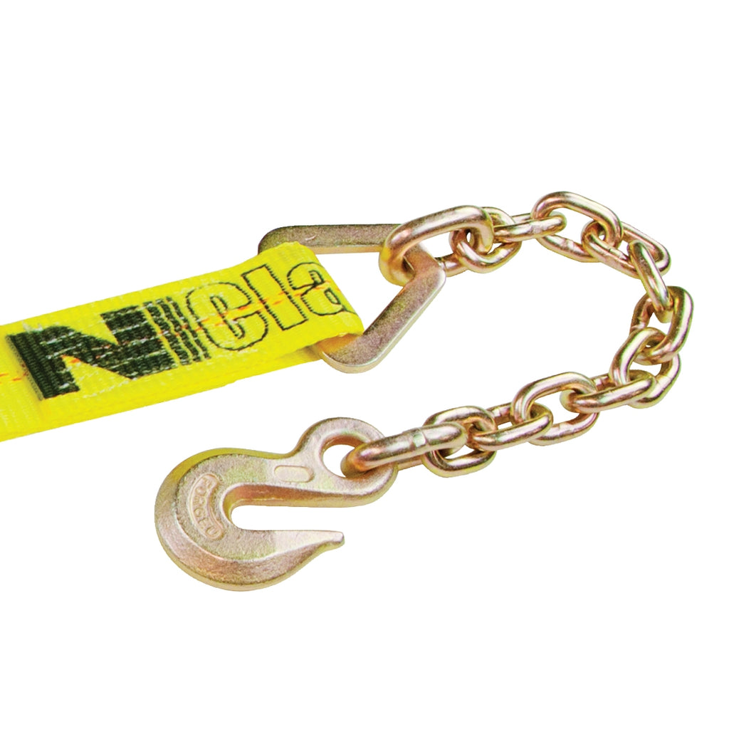 Classic Yellow 4 Pack Car Tie Down Chain Anchors Flat Bed Side Rail J53580
