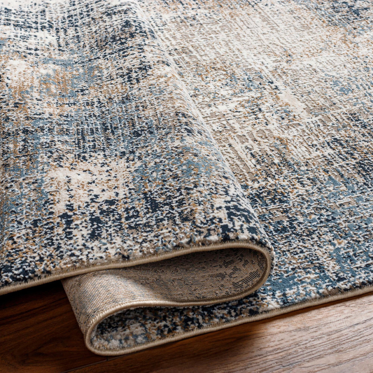 6x9 Modern Ivory Area Rug Z71319