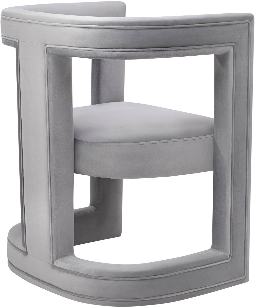 Grey Velvet Chair H132282