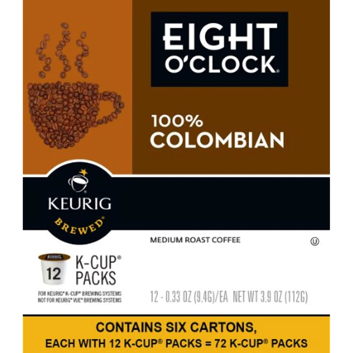 72 Count Medium Roast Coffee K-Cup Pods S77216