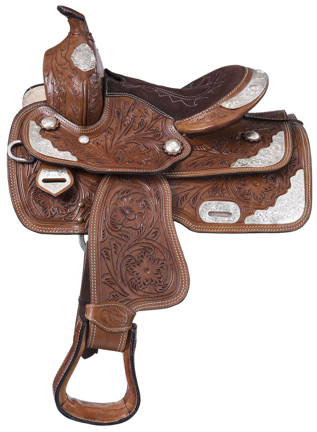 Mccoy Trail Saddle with Silver G388317