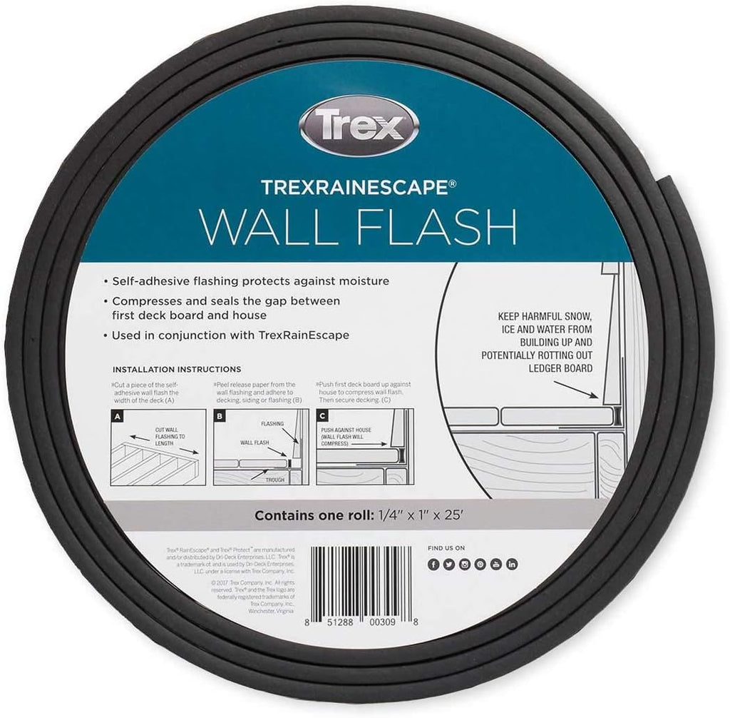 Wall Flashing 1/4 X 1 X 25' Pack of 2 T589