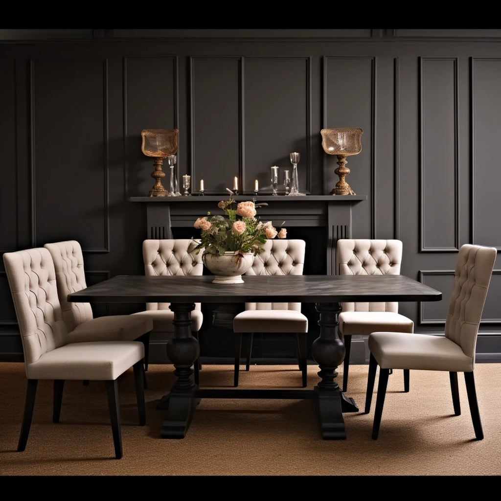Light Brown Dining Chairs Set of 2 S361