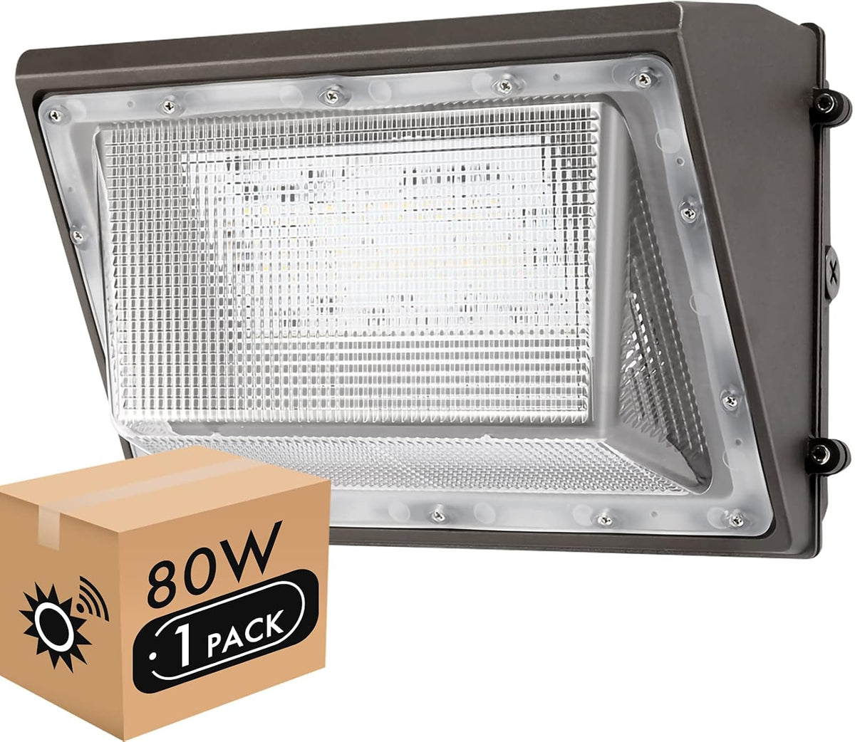 80W LED Wall Pack Light 5000K IP65 Waterproof Y872