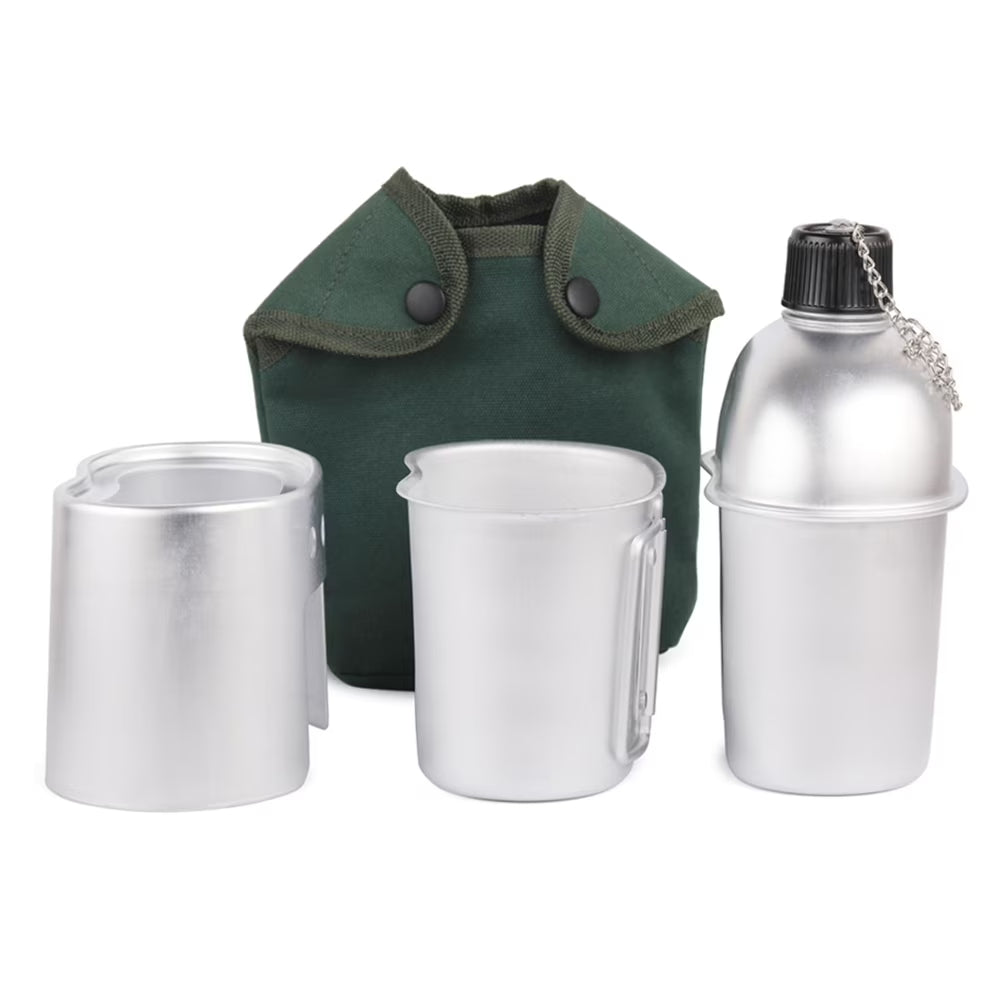 3pcs Aluminum Cookware Set with Cover Bag I285