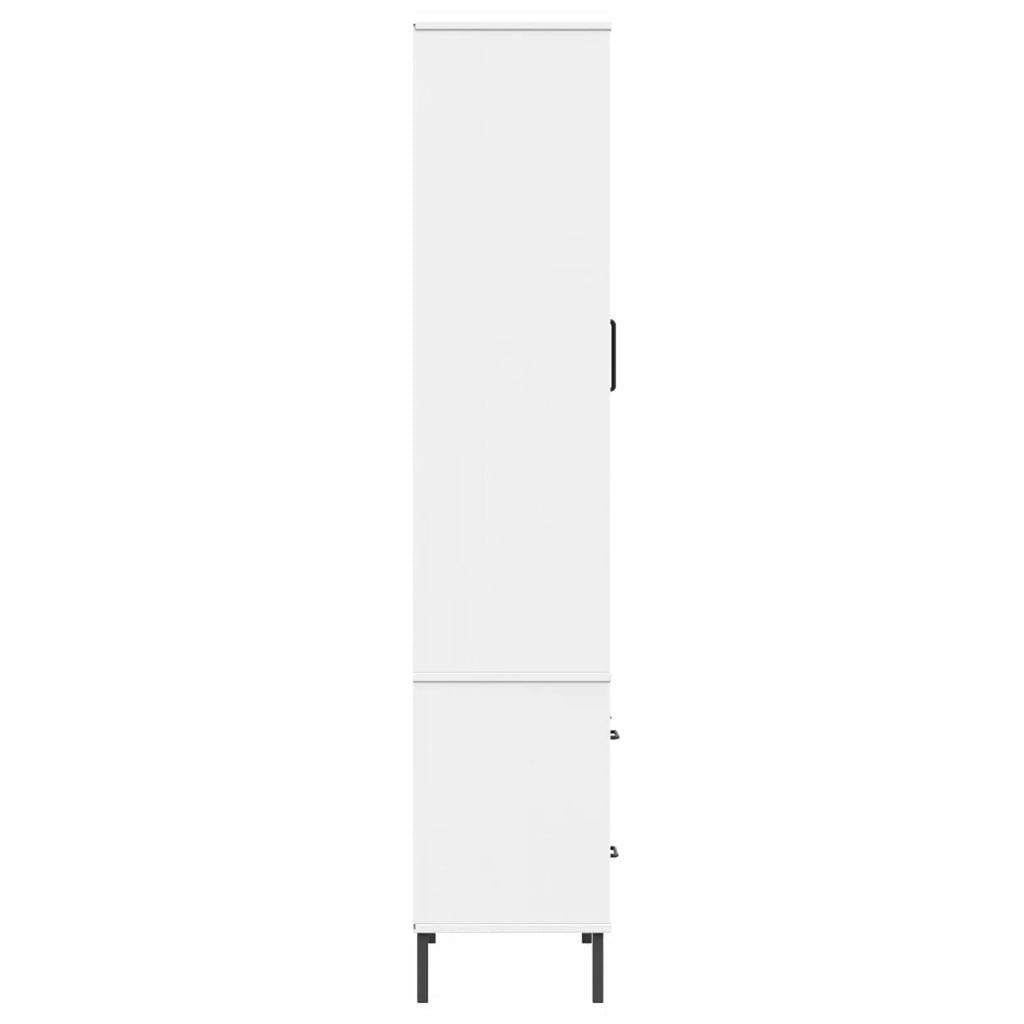 Pine Wood Bookcase with 2 Doors and 2 Drawers M320