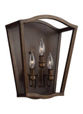 3 - Light Sconce Painted Aged Brass F66228