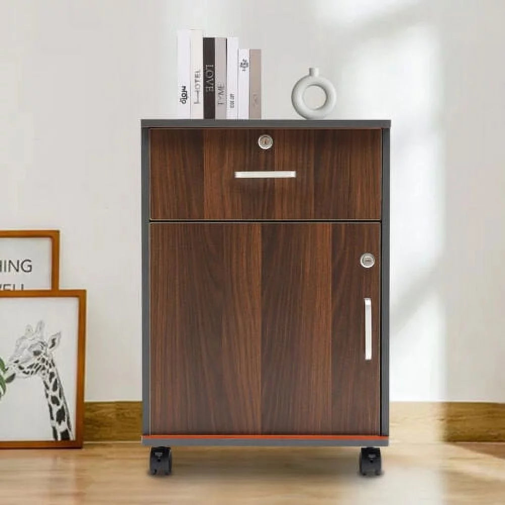 Mobile File Cabinet with Drawer I29392