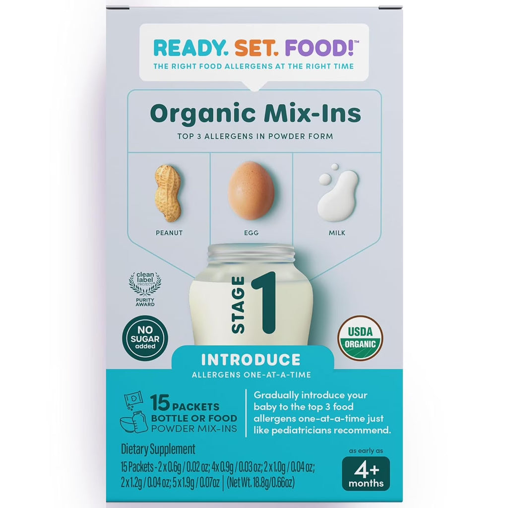 Organic Early Allergen Introduction Mix-Ins, Stage 1 15 Day, Unflavored Y984654