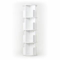 Black Four-Layer Rotating Bookcase L59562