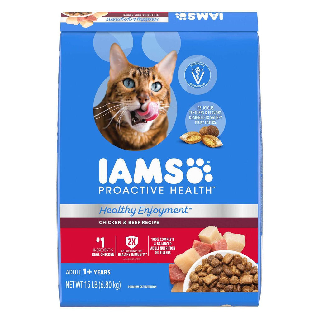 Chicken & Beef Dry Cat Food E864827