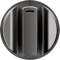 5 Brushed Black Gas Cooktop Knobs E6176