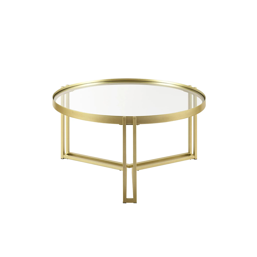 Round Glass Coffee Table I5463