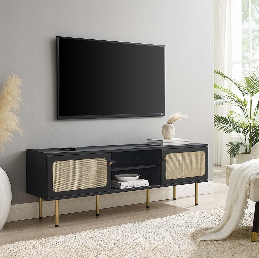 Black TV Stand I3895
