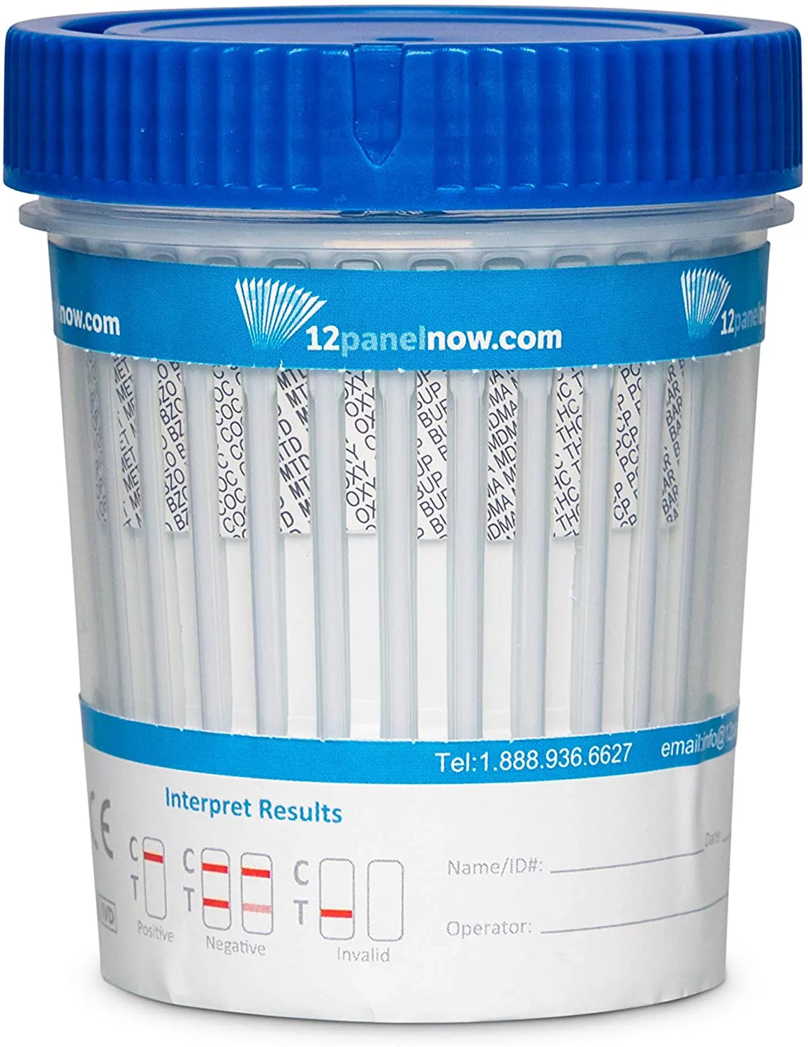 12 Panel Multi-Drug Urine Test Cup with PCP Detection 10 Pack M65312