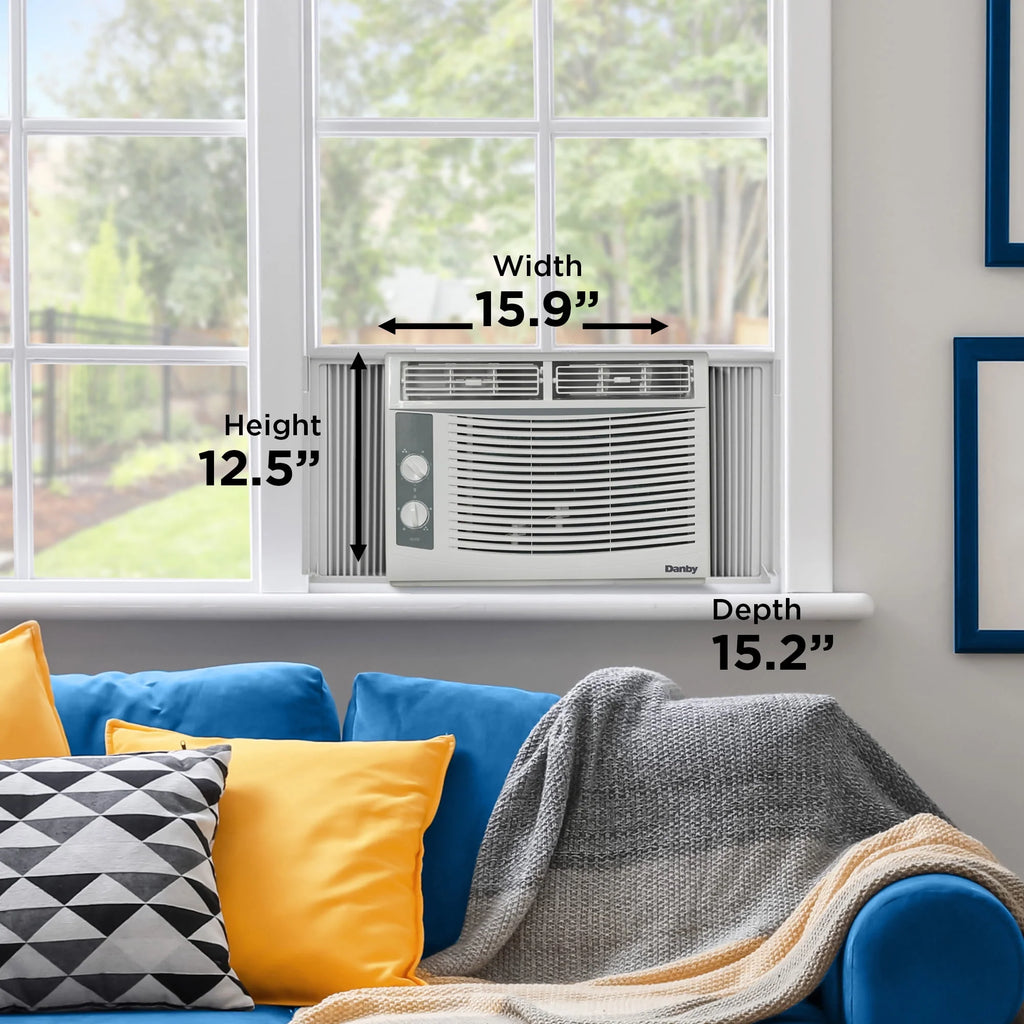 5,000 BTU White Window Air Conditioner Z15350