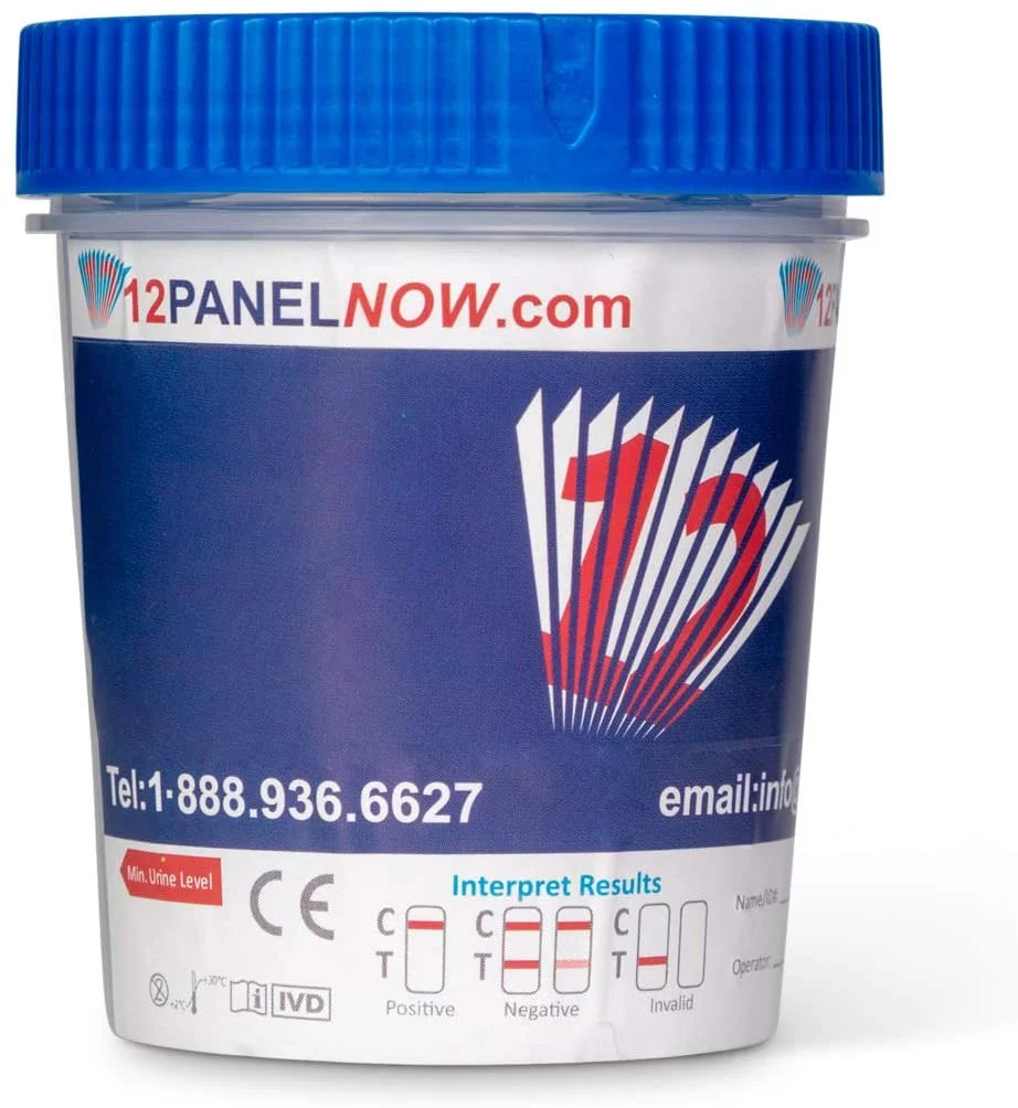 12 Panel Multi-Drug Urine Test Cup with PCP Detection 10 Pack M65312