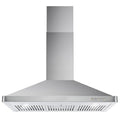 380 CFM Convertible Wall Mount Range Hood with Push Button Controls K857