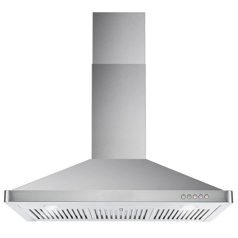 380 CFM Convertible Wall Mount Range Hood with Push Button Controls K857