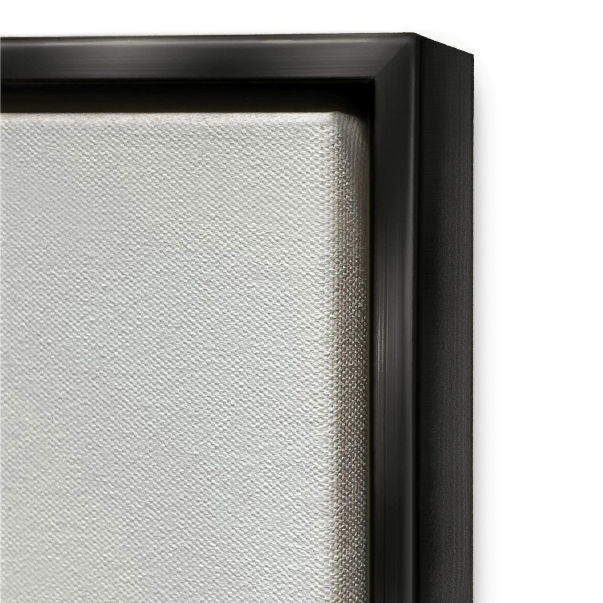Jet Black Framed Art Print Wall Art V1361