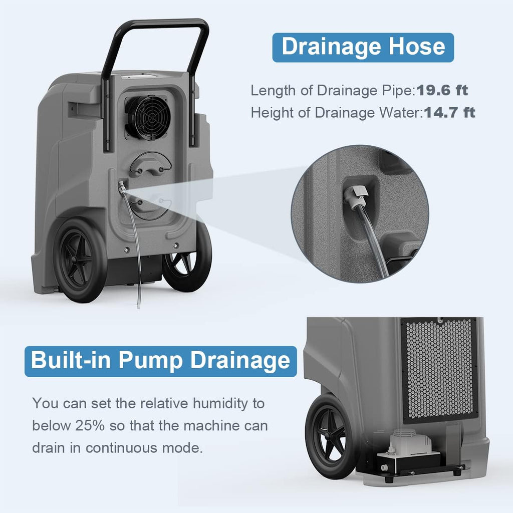 190 PPD Large Capacity Compact Dehumidifier Y459