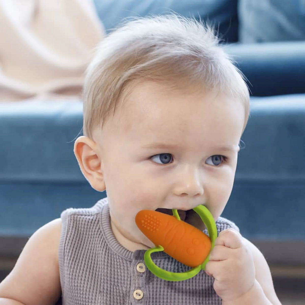 Orange Carrot Baby Teething Toy V677992