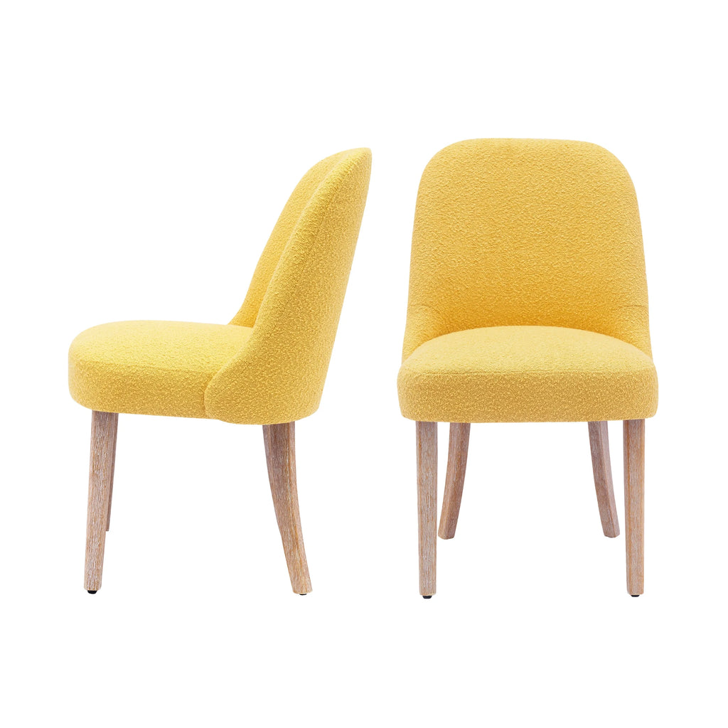 Mid-Century Modern Boucle Dining Chair P996