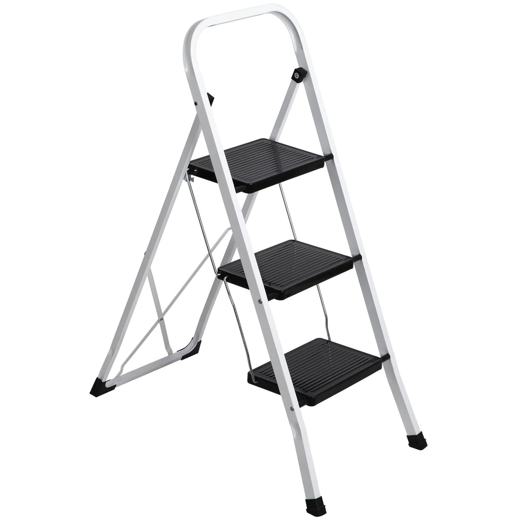 3 Step Folding Step Stool 330lbs Capacity D5303