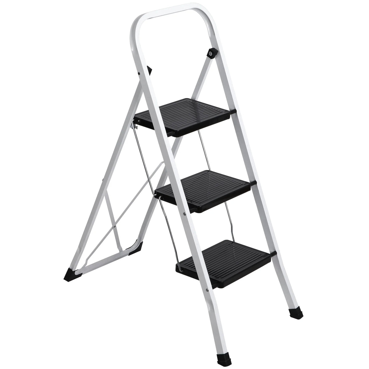 3 Step Folding Step Stool 330lbs Capacity D5303