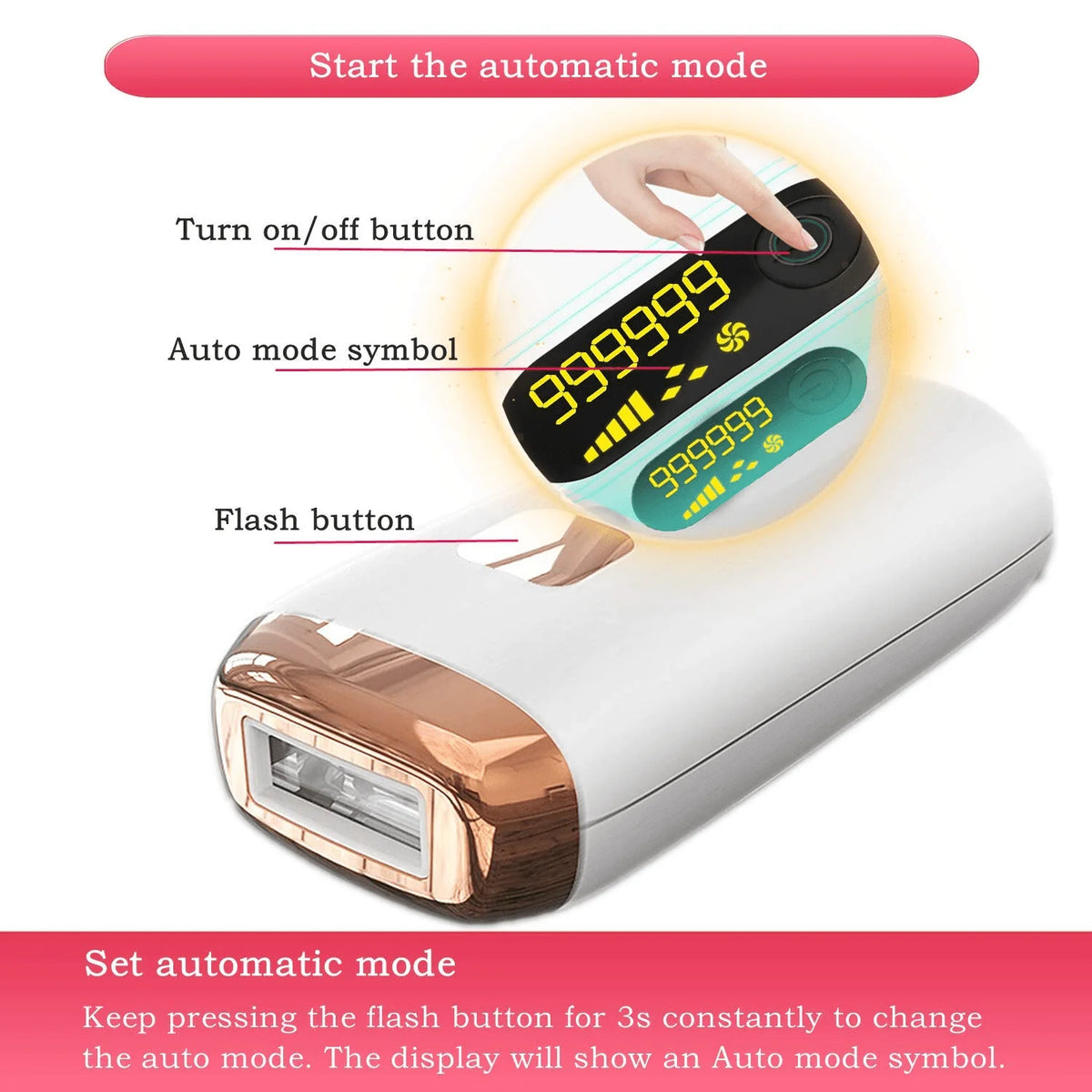 IPL Hair Removal with Cooling System R43550