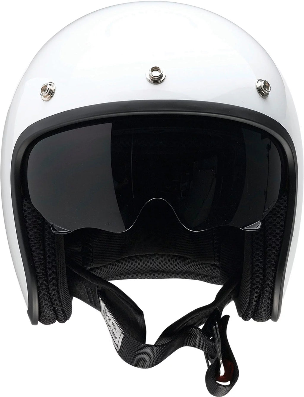 Open Face Motorcycle Helmet White XL I843298