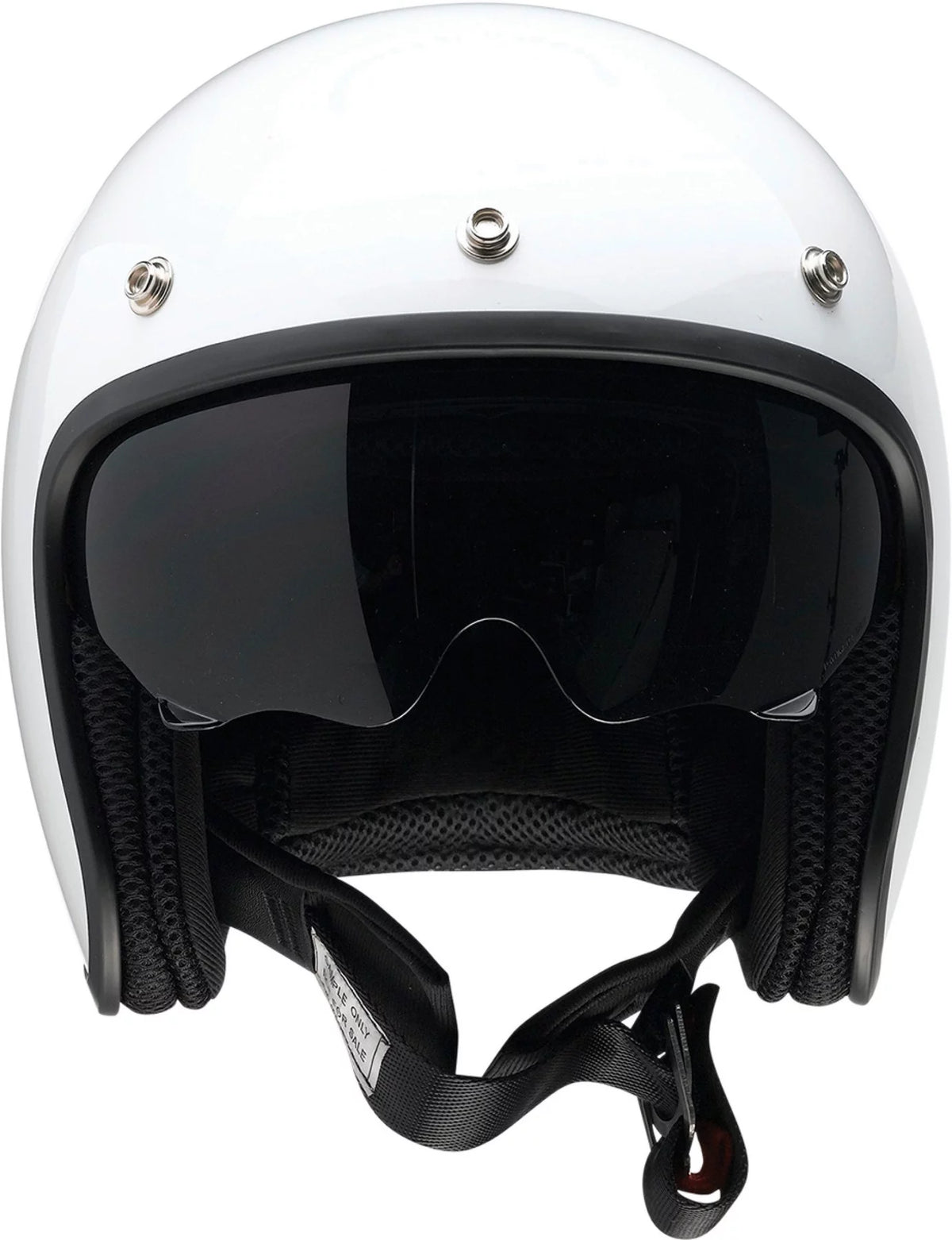 Open Face Motorcycle Helmet White XL I843298
