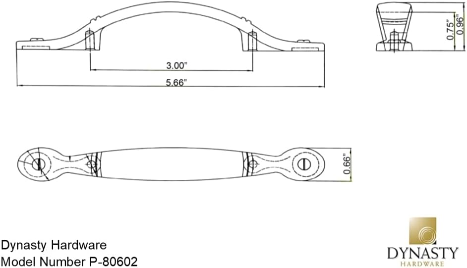 Arched Cabinet Hardware Pull Aged Oil Rubbed Bronze 25 Pack T884