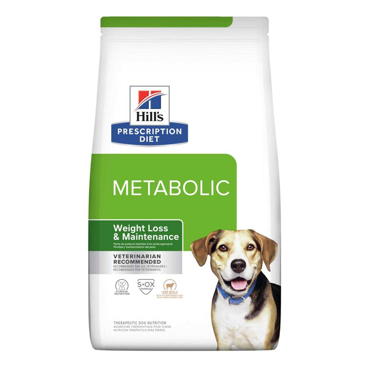 Prescription Diet Metabolic Weight Management Lamb Meal & Rice Formula Dry Dog Food X2044