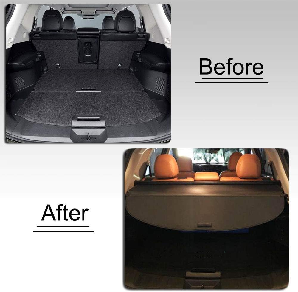 Cargo Cover Trunk Shade Black Pack of 2 N35117
