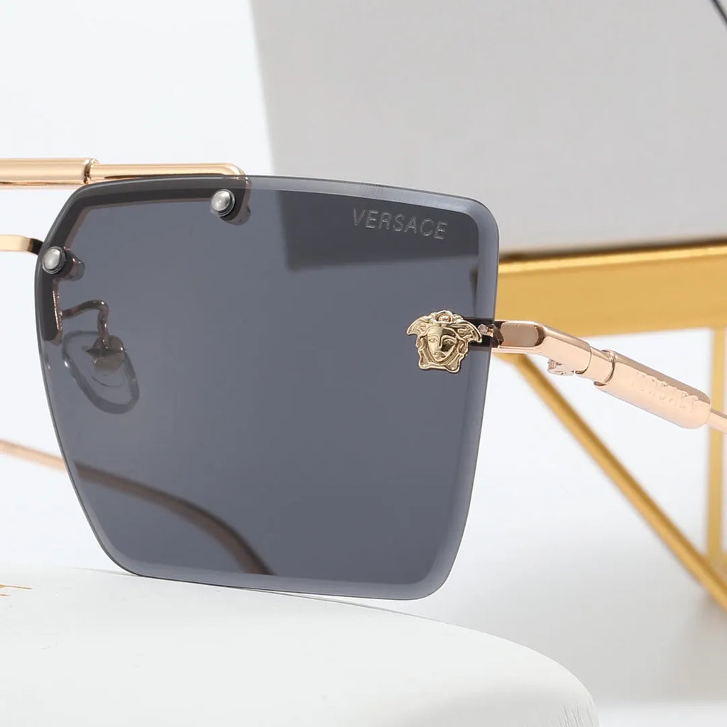 Frameless Double Bridge Polarized Sunglasses O946684