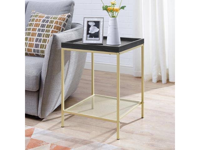 Graphite Square Side Table E64209