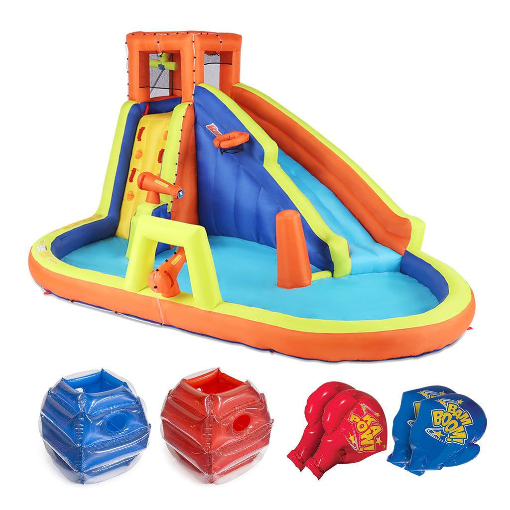 Inflatable Battle Blast Adventure Park with Motor and Battle Bop Combo D841780