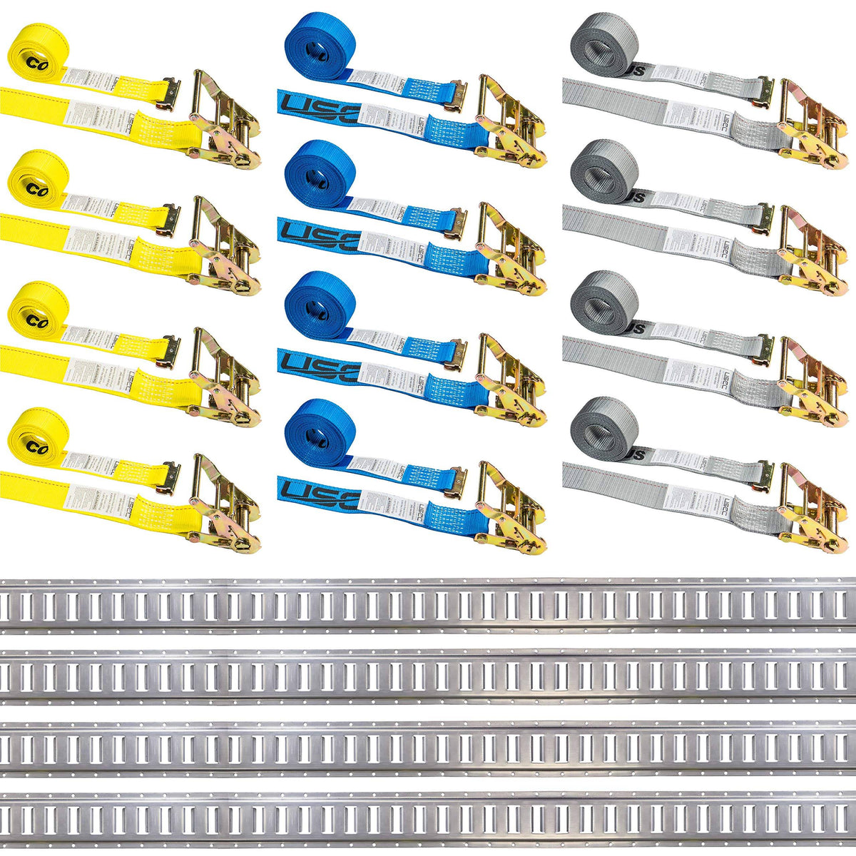 5' E Track & Ratchet Straps Kit M686051