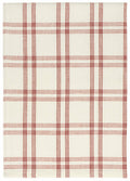 100% Cotton Red Plaid Dish Towel, Set of 6 O838