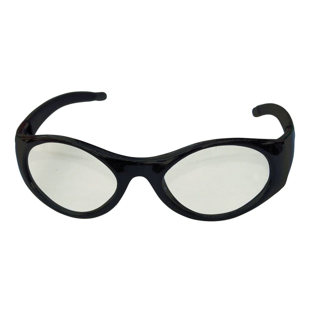 Black Frames Clear Lens Safety Glasses I712600
