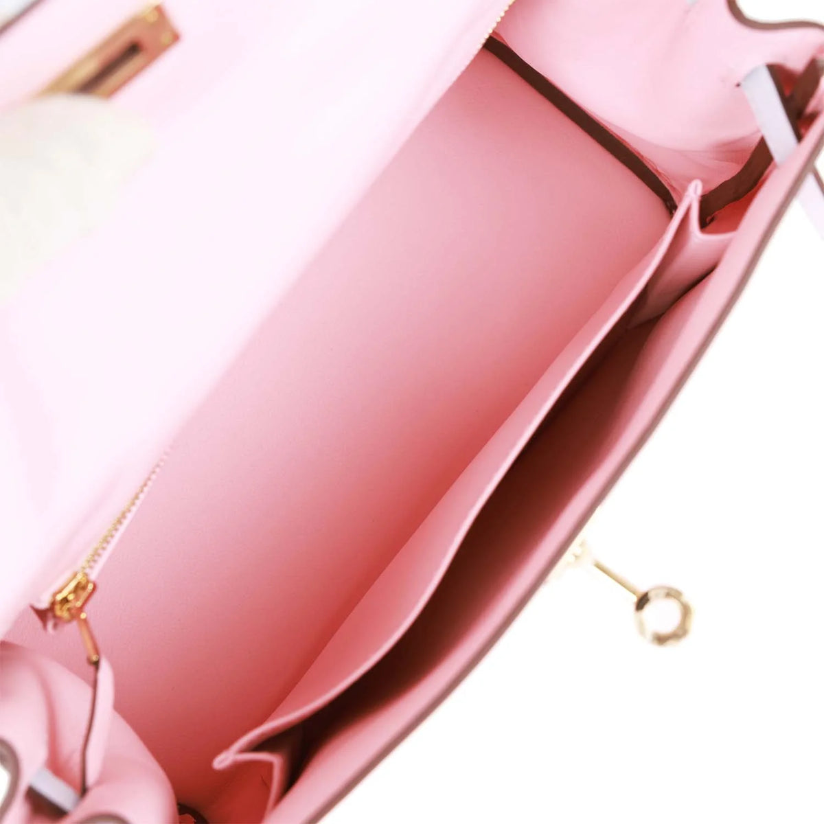 Kelly Retourne 25 Rose Sakura and Bleu Brume Swift Permabrass Hardware E45035