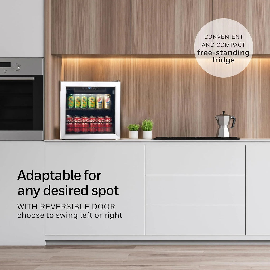 48 Can Mini Fridge with Glass Door K42643