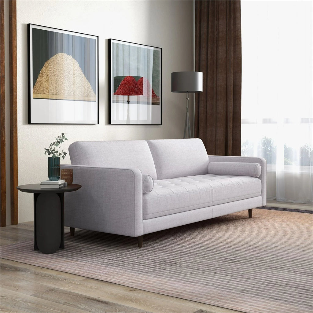 Beige Fabric Living Room Couch E51501