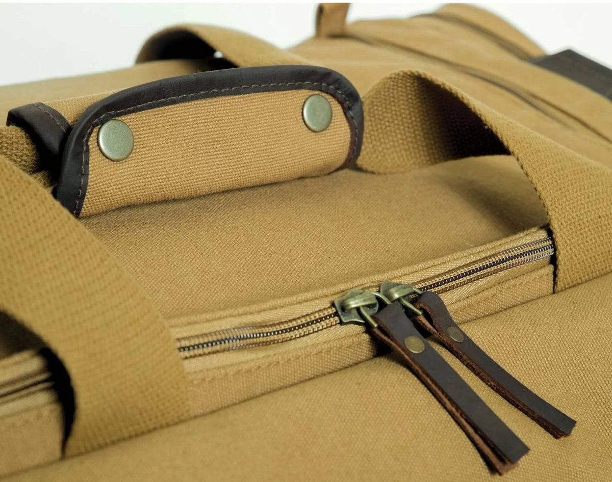 Coyote Brown Canvas Long Weekend Bag T52196