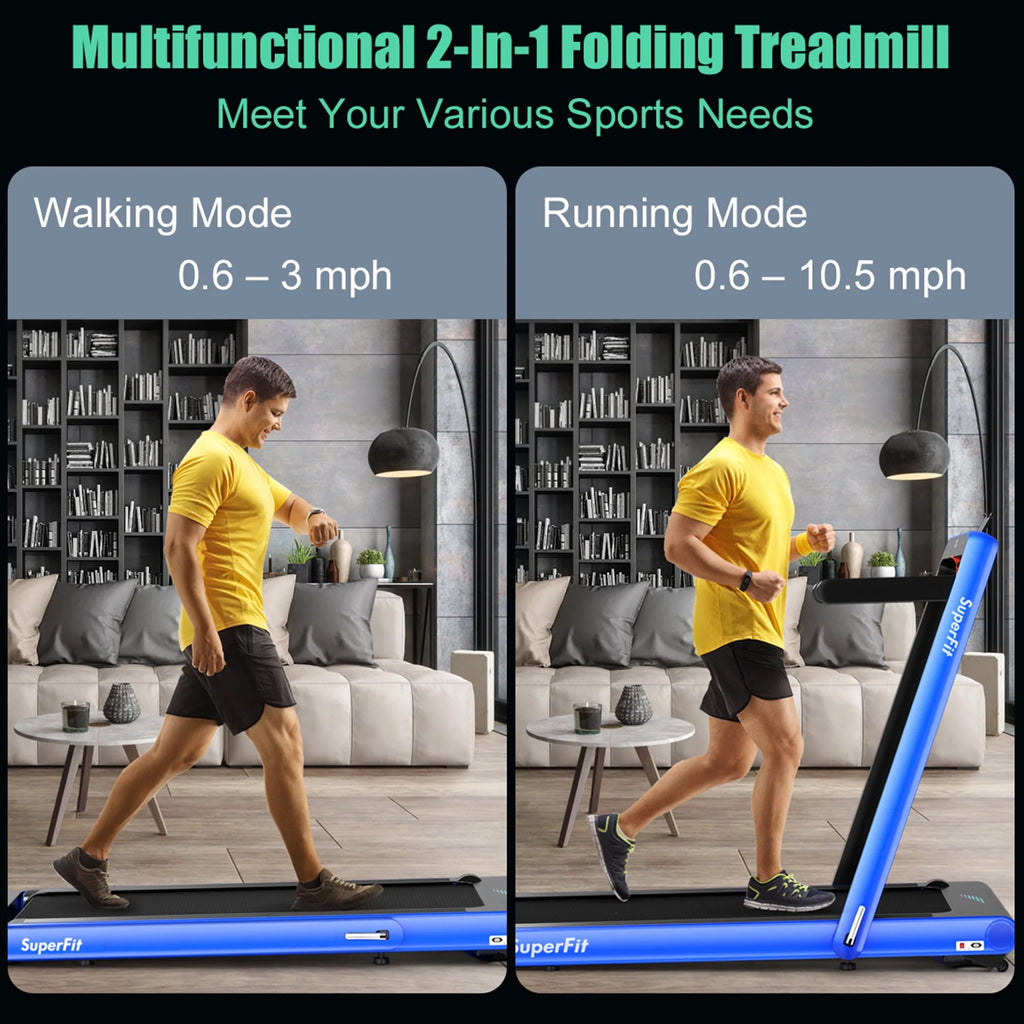 2 in 1 Folding Treadmill P384