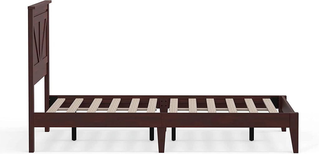 Solid Wood Platform Bed Full M673