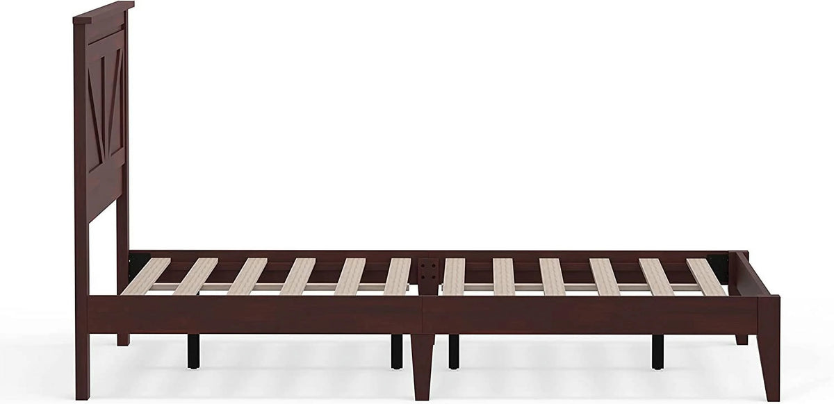 Solid Wood Platform Bed Full M673