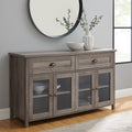 Grey Wash 4 Door TV Stand O750522